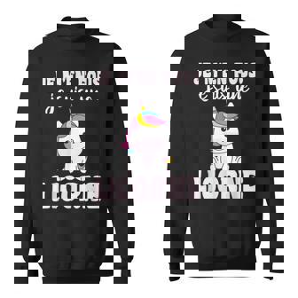Je M’En Fous Je Suis Une Licorne Licorne Douce Sweater e - Cadeauxyz