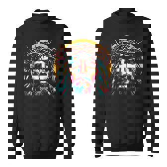 Jésus-Christ Couronne D'épines Religieuse Foi Chrétienne Sweater e - Cadeauxyz