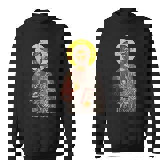 Jesus Christ Icon Greek Sweatshirt - Monsterry