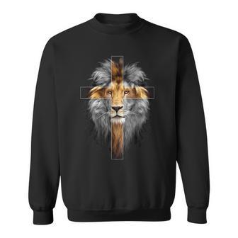 Jésus Lion De Juda Sweater e - Cadeauxyz