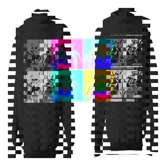 Jumping Spider Jumpingspiders Andy Warhole Style 4 Fields Sweatshirt - Thegiftio