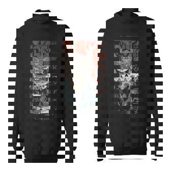 Kaiju Vintage Japanese Monster No 8 Sweatshirt - Thegiftio