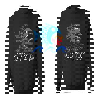 Kamala Fish Eat Fish Sweatshirt | Mazezy