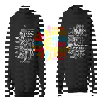 Kamala Harris Waltz Peace Love E Hope Diversity Sweatshirt - Monsterry