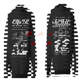 Karting Ce Que Je Fais Durant Mon Temps Libre Karting Humour Sweater e - Cadeauxyz