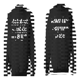 Kicked Frost Will Blink Gouge Sweatshirt - Monsterry