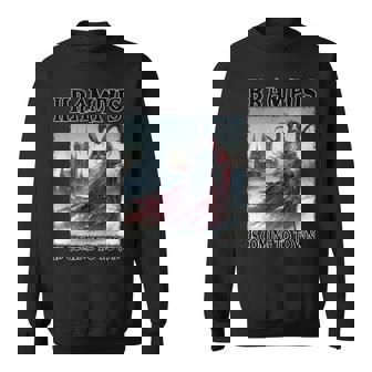 Krampus Is Coming To Town Christmas Horror Holiday Xmas Sweatshirt - Thegiftio UK