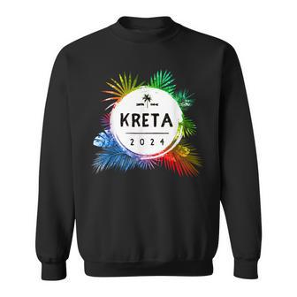 Kreta 2024 Colourful Travel Quote Sweatshirt - Geschenkecke