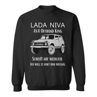 Lada Niva 4X4 Offroad King Sweatshirt - Geschenkecke