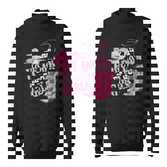 Last Hoe Down Bachelorette Western Style Sweatshirt | Mazezy