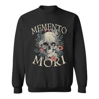 Latin Quotes Memento Mori Sweatshirt - Seseable