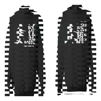 Lay Off The High Ones Baseball Saying Practice Workout Fan Sweatshirt - Monsterry