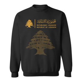 Lebanon Lebanon Flag Lebanon Flag Sweatshirt - Geschenkecke