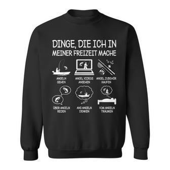 Leisure Fishing Angel Saying Fischer Angel Sweatshirt - Geschenkecke