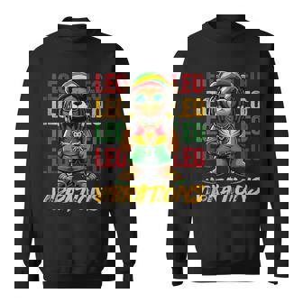 Leo Vibes Rasta Reggae Teddy Bear Island Beach Birthday Sweatshirt - Monsterry