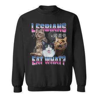 Lesbians Eat What Lesbians Eat What Sweatshirt - Geschenkecke