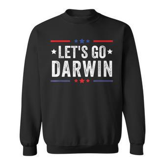 Let's Go Darwin Divertido Sarcástico Camisa de entrenamiento - Regaloses