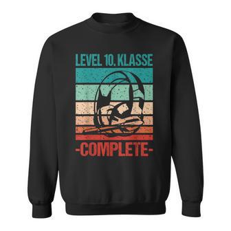 Level 10 Class Complete School Exam Bestanden Graduation S Sweatshirt - Geschenkecke