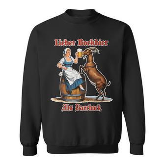 Lieber Bockbier Als Baerbock Sweatshirt - Geschenkecke