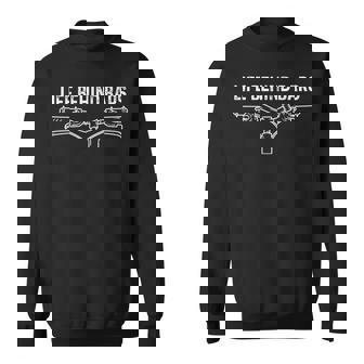 Life Behind Bars Bicycle Cycling Cyclist Sweatshirt - Thegiftio