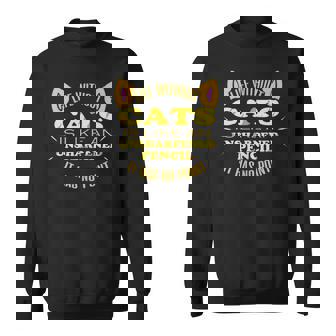 Life Without Cats Like Unsharpened Pencil It Has No Point Tank Top Sweatshirt - Monsterry