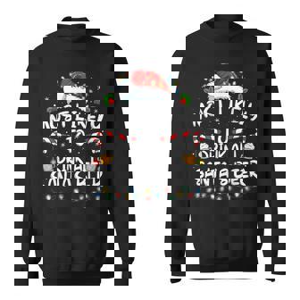 Most Likely To Drink All Santa's Beer Drinking Christmas Sweatshirt - Thegiftio UK