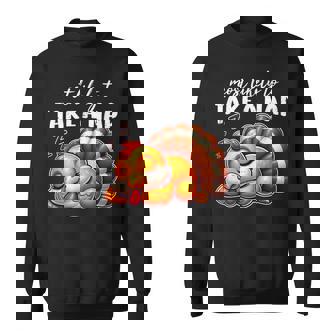 Most Likely To Take A Nap Turkey Thanksgiving Sayings Sweatshirt - Thegiftio UK