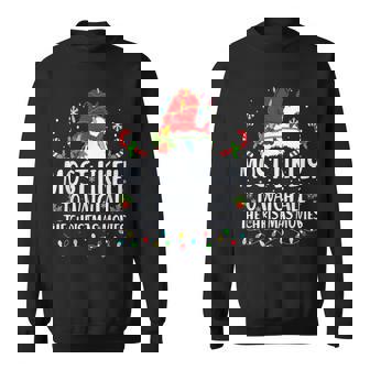 Most Likely To Watch All The Christmas Movie Matching Xmas Sweatshirt - Thegiftio UK