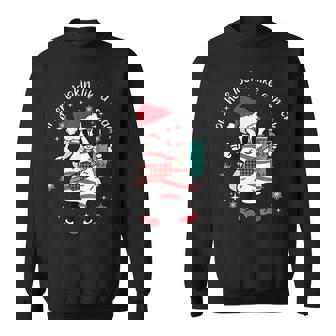 Out Here Looking Like A Snack Boujee Christmas Tree Cake Sweatshirt | Seseable UK