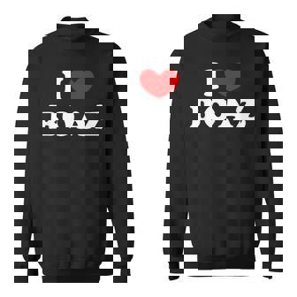 I Love Boaz I Heart Boaz Sweatshirt | Seseable CA