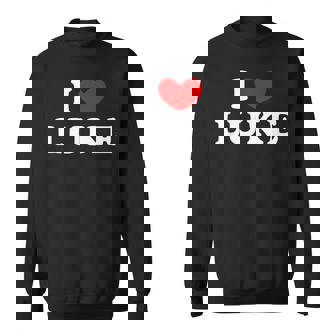 I Love Luke Amo Luke Camisa de entrenamiento - Regaloses