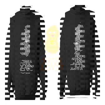 Love Peanut Butter Nut Cheese Sweatshirt - Monsterry