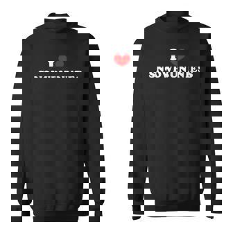 I Love Snowbunnies I Heart Snowbunnies Sweatshirt | Seseable CA