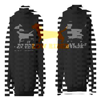 Low Rider- Wiener Dog Tee- Dachshund Tee Premium Sweatshirt - Monsterry