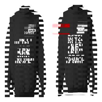 Manager Costume Dont Tell Karen Costume Halloween Sweatshirt | Seseable UK