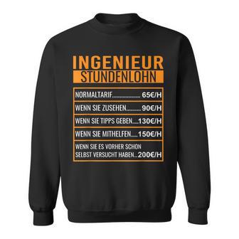 Maschinenbau Stundenlohn German Sweatshirt - Geschenkecke