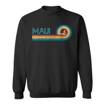 Maui Hawaiiintage Surfer Souvenir Surf Sweatshirt - Geschenkecke