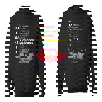 Meaningful D-I-W-A-L-I Diwali Festival Of Lights Diya Lamp Sweatshirt - Monsterry