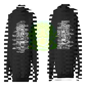 Méditation Alligator Yoga Spirituel Bouddhiste Zen Bouddha Sweater e - Cadeauxyz