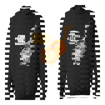 Meow-Tic Roll Arctic Roll Cat Sweatshirt - Monsterry