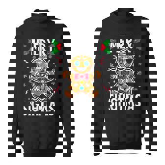 Merry Sightmas Gingerbread Man Optometrist Eye Doctor Xmas Sweatshirt - Monsterry