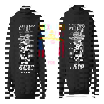 Mexicans For Trump Hispanic Heritage Month Trump Supporter Sweatshirt | Mazezy