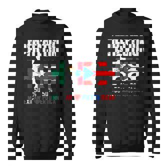 Mexirican Half Puerto Rican Half Mexican Hispanic Heritage Sweatshirt | Mazezy