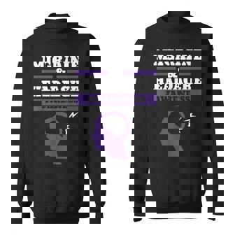 Migraine Awareness Headache Disorder Neurologist Patient Sweatshirt - Monsterry