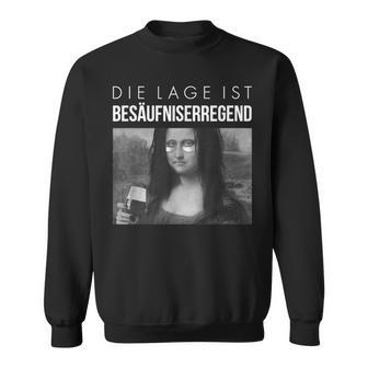 Mona Lisa Escaliert Eh Fun S Sweatshirt - Geschenkecke