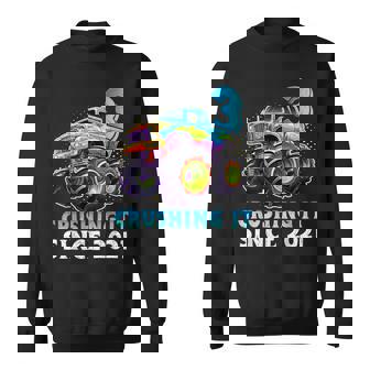 Monster Truck 3 Year Old Boys 3Th Birthday Party Born 2021 Sweatshirt | Seseable UK