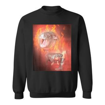 Moo Deng Bite Sweatshirt - Geschenkecke