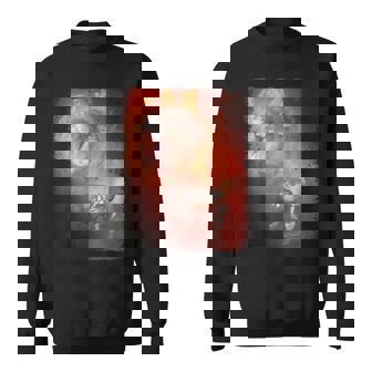 Moo Deng Bouncy Pig In Thai Fire Picture The Cute Baby Hippo Sweatshirt | Seseable CA