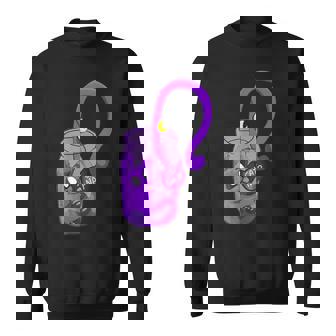 Moon Face Cat Nap Cute Cat Sweatshirt | Mazezy
