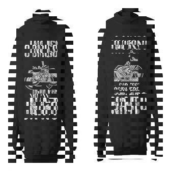 Motociclista Motociclismo Moto Biker Russare Divertente Felpa - Novitaregali